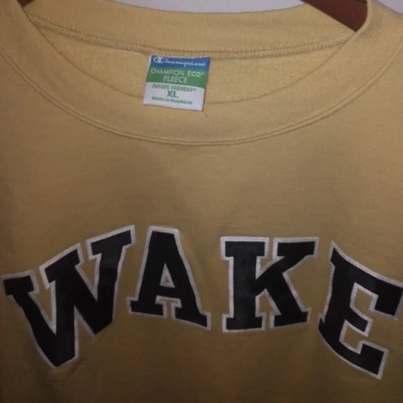Vintage Champion WAKE forest sweatshirt xl - Picture 2 of 10